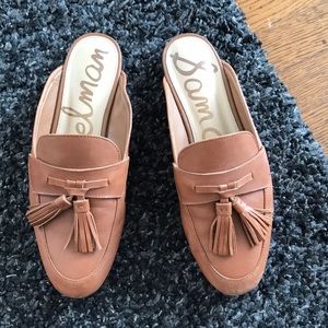 Sam Edelman leather tasseled mule loafers -7